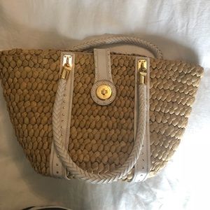 Michael Kors straw purse